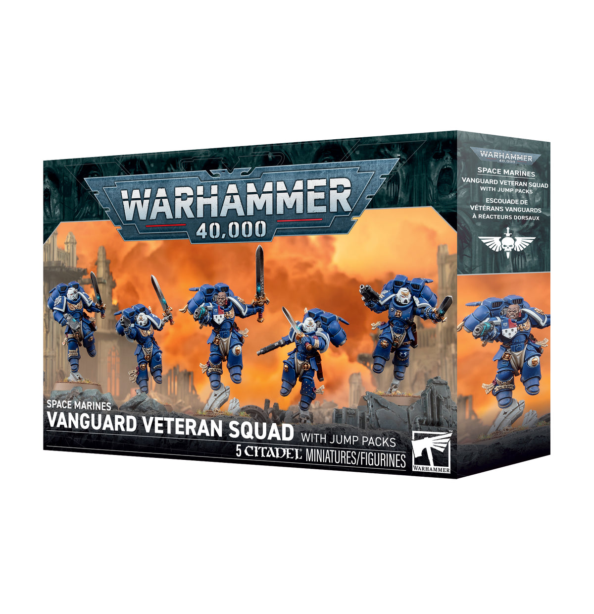 SPACE MARINES VANGUARD VETERAN SQUAD W/ JUMP PACKS (AVAILABLE OCT. 3 2026)