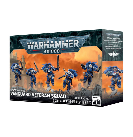 SPACE MARINES VANGUARD VETERAN SQUAD W/ JUMP PACKS (AVAILABLE OCT. 3 2026)