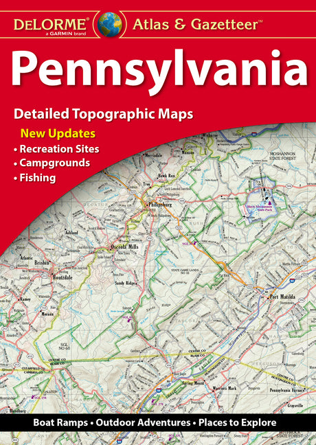 Delorme Atlas & Gazetteer: Pennsylvania