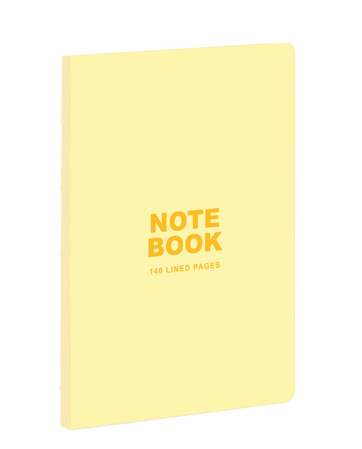 Teneues - A5 Notebook: Pastel Yellow, 140 Lined Pages, Raw Sewn Spine, Lays Flat: Our A5 Size Standard Paperback Notebook (English)