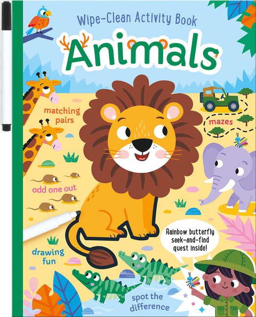 Animals Wipe-Clean Activity Book: Reusable Drawing and Activity Fun