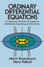 Ordinary Differential Equations: An Elementary Textbook for Students of Mathematics, Engineering, and the Sciences (Revised)