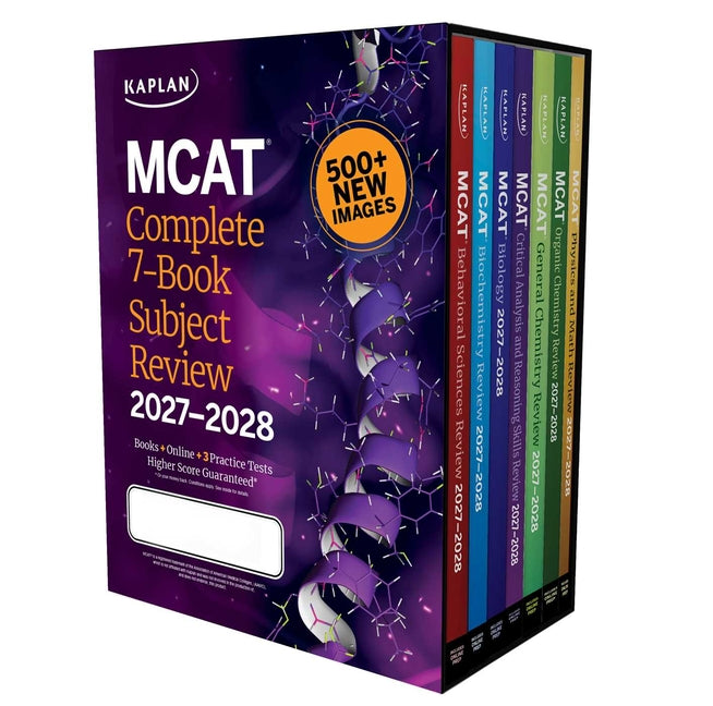 MCAT Complete 7-Book Subject Review 2027-2028 Biggest Update Ever: 500+ New Images & All-New Cars Book 3 Practice Tests (Kaplan Test Prep)