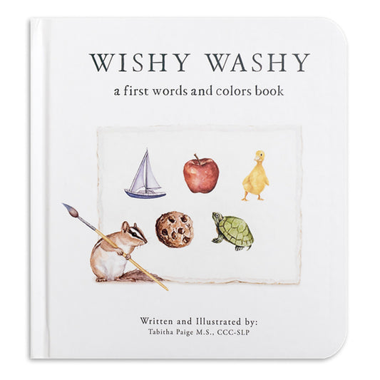 Wishy Washy: Imitation Book Featuring First Words and Colors
