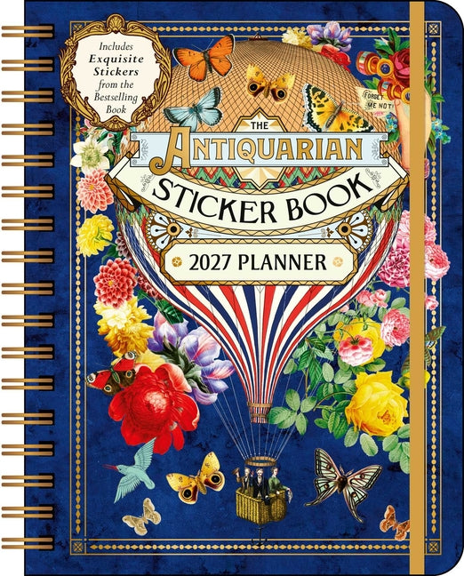 The Antiquarian Sticker Book 2027 Monthly/Weekly Planner Calendar