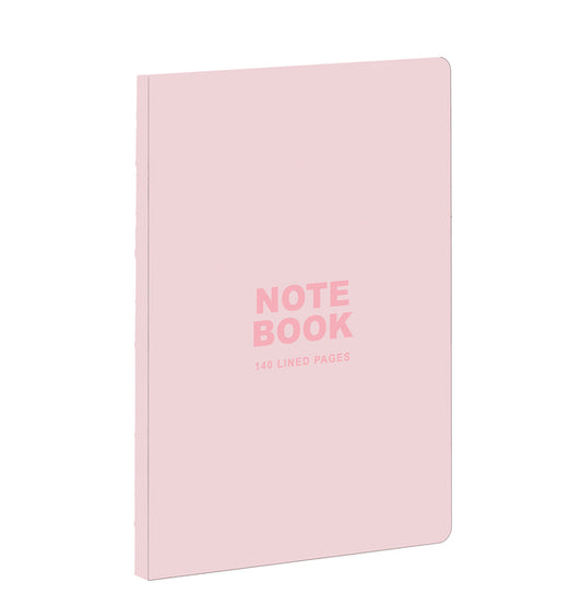 Teneues - A5 Notebook: Pastel Pink, 140 Lined Pages, Raw Sewn Spine, Lays Flat: Our A5 Size Standard Paperback Notebook (English)