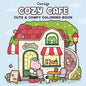 Cozy Cafe: Coloring Book for Adults and Kids