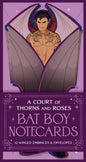 A Court of Thorns and Roses Official Bat Boy Notecards: 12 Winged Embraces & Envelopes--From the Acotar Collection