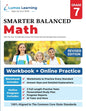 SBAC Test Prep: 7th Grade Math Common Core Practice Book and Full-length Online Assessments: Smarter Balanced Study Guide With Performance Task (PT) a