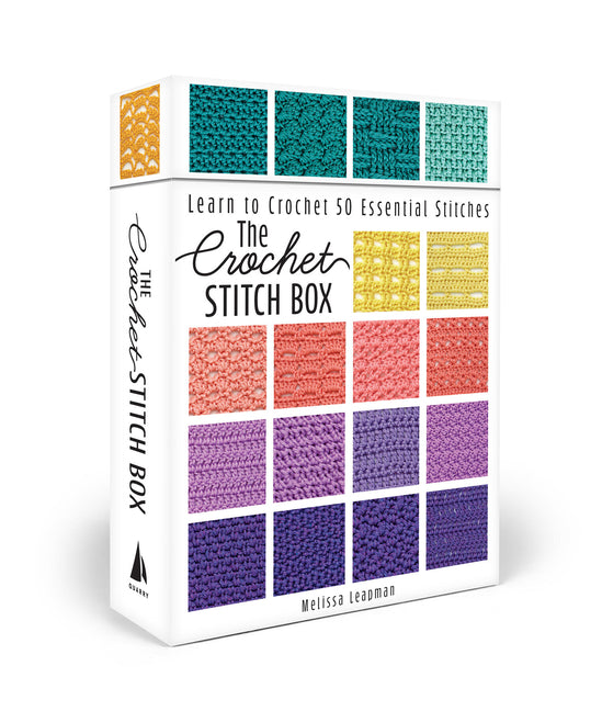 The Crochet Stitch Box: Learn to Crochet 50 Essential Stitches--Includes How-To Booklet and Card Deck!