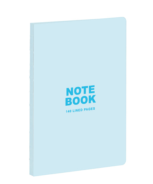 Teneues - A5 Notebook: Pastel Blue, 140 Lined Pages, Raw Sewn Spine, Lays Flat: Our A5 Size Standard Paperback Notebook (English)