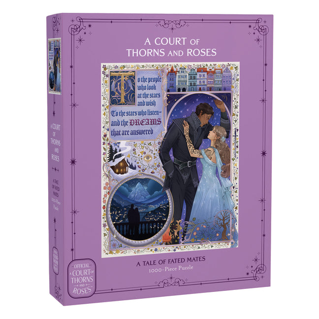 A Court of Thorns and Roses Official a Tale of Fated Mates Rhysand and Feyre 1000-Piece Puzzle: From the Acotar Collection