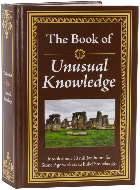 The Book of Unusual Knowledge: Big Book of Fascinating Facts & Information Hardcover Gift for Trivia Buffs, Curious Minds, Adults, Dad & Knowledge Seekers