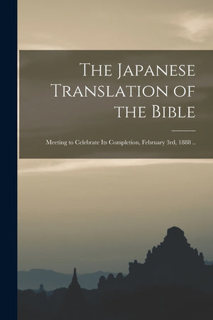 The Japanese Translation of the Bible